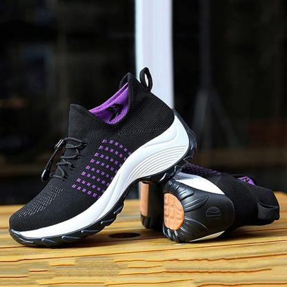 Sapatos de Ténis com Amortecimento de Ar Respirável para Mulher