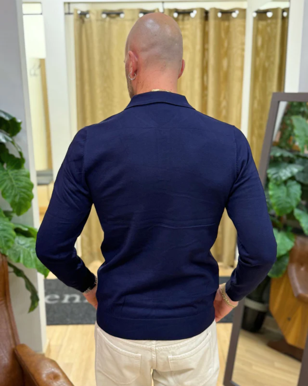 Polo de Manga Longa para Homem