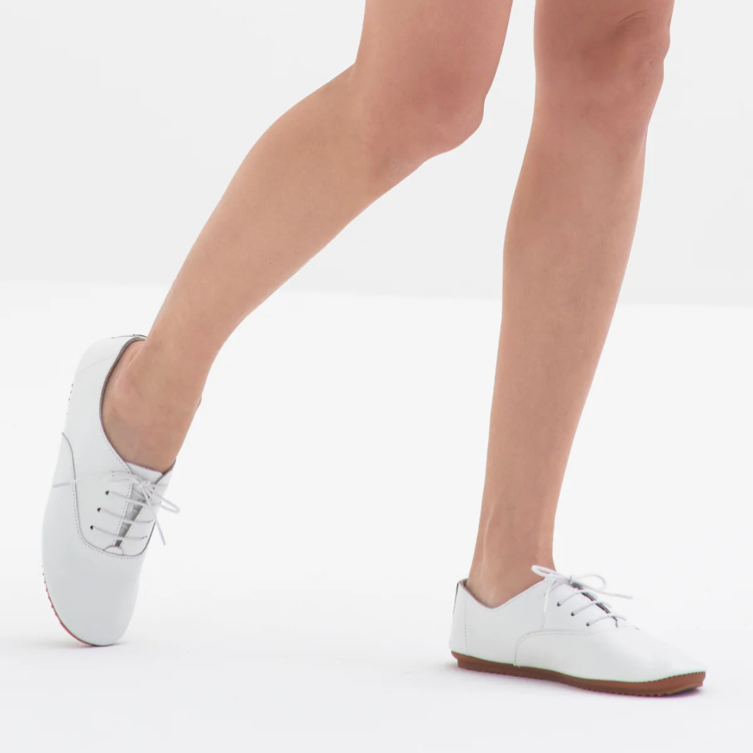 Mocassins de Couro con Sola Baixa para Mulher