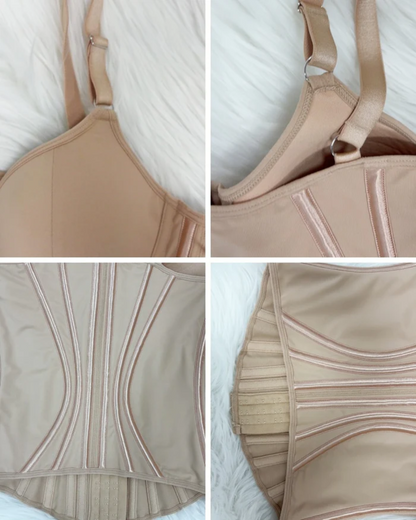 Cinta colombiana estilo espartilho com reforço para maior controlo abdominal®