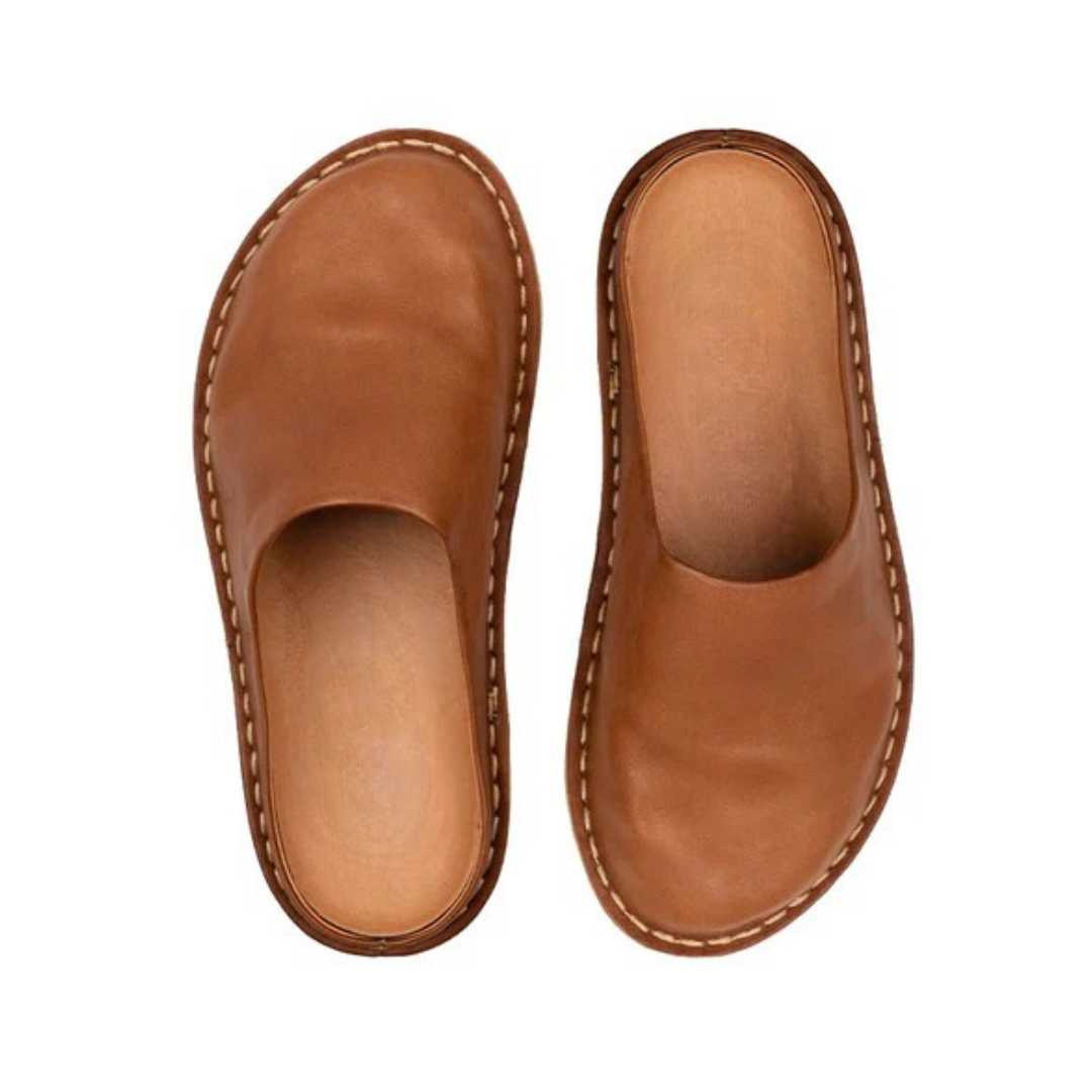 Calçado de Couro com Design Ergonómico e Fabrico Artesanal Unisexo