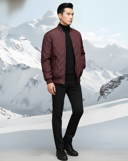 Casaco bomber acolchoado para homem