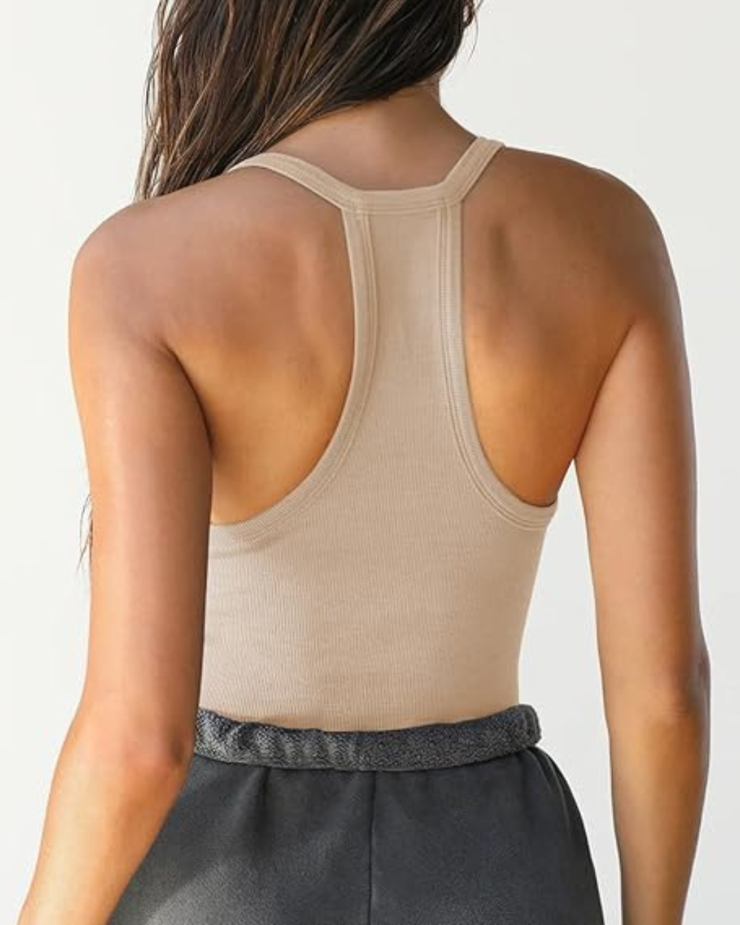 Blusas de Treino Femininas com Decote em V e Costas Cruzadas (OFERTA 2X1)