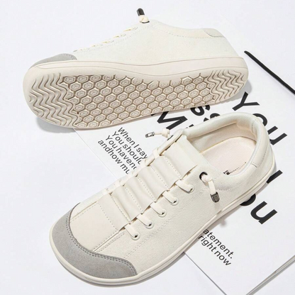 Sapatos Casuais de Lona com Biqueira Larga para Unisexo