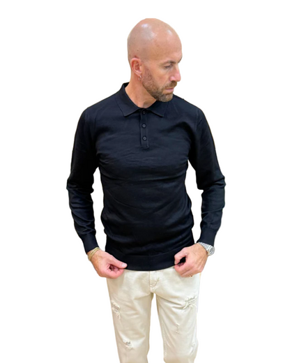 Polo de Manga Longa para Homem