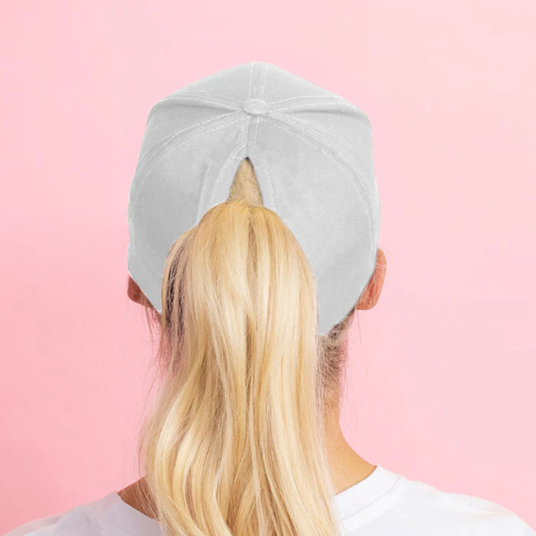 Boné Desportivo para Mulher com Abertura para Rabo de Cabelo
