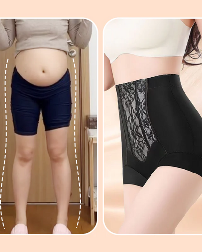 Calções modeladores de cintura alta