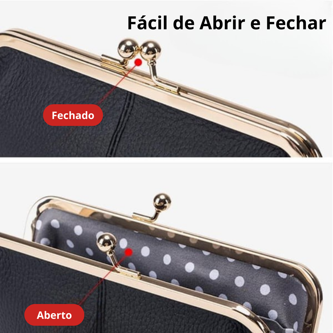 Bolsa de Couro Genuíno para Mulher Espaçosa com Becho de Beijo