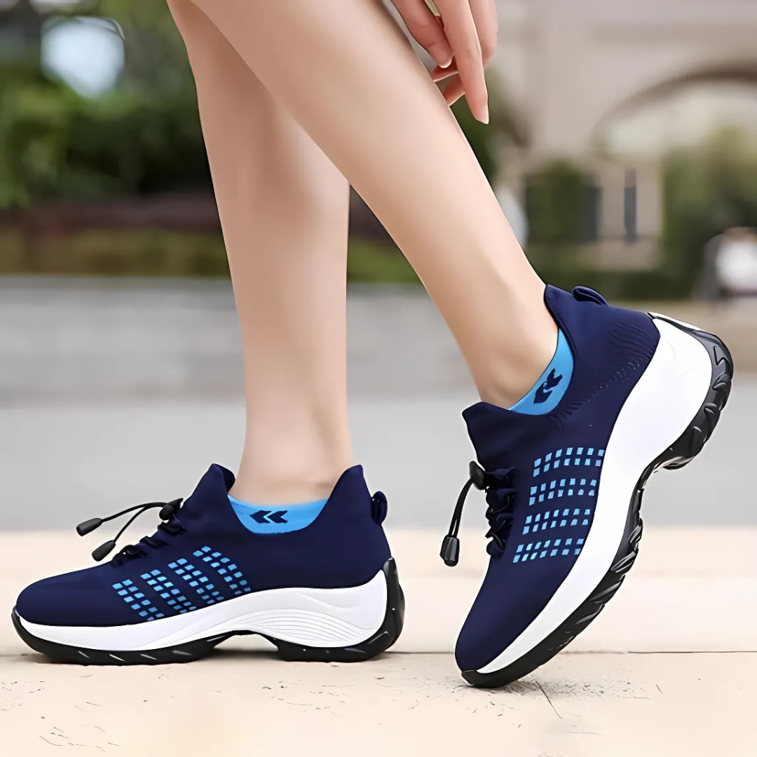Sapatos de Ténis com Amortecimento de Ar Respirável para Mulher