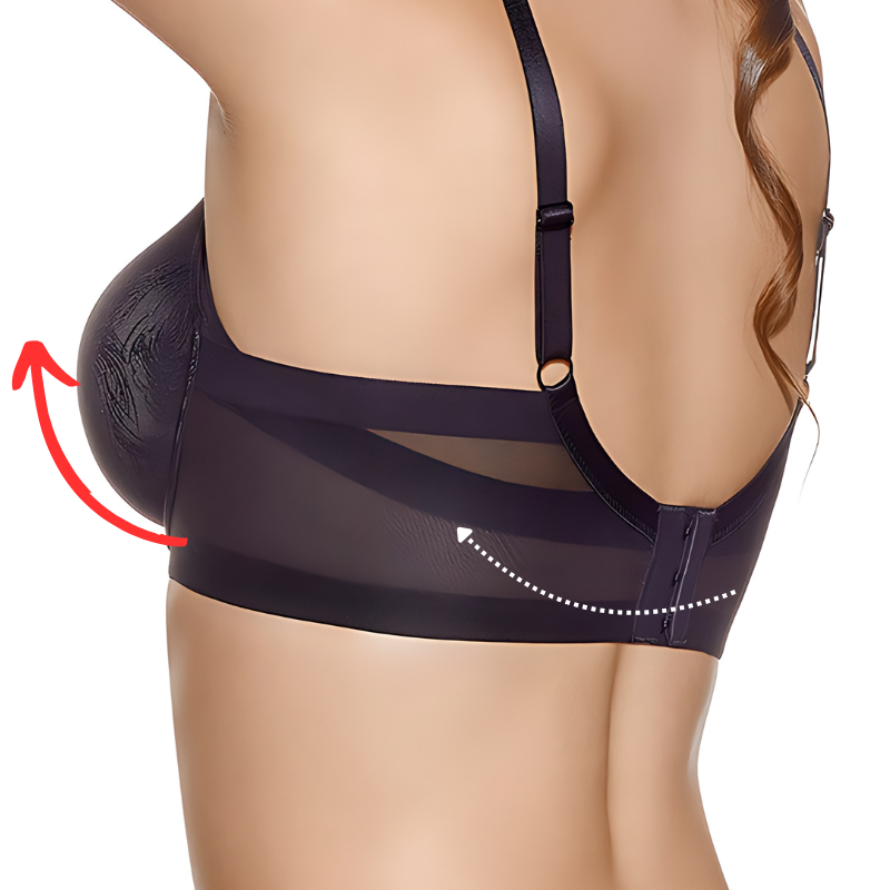 Soutien Selene Modelo Frida com aro sem enchimento e cruzado de tule (OFERTA 2X1)