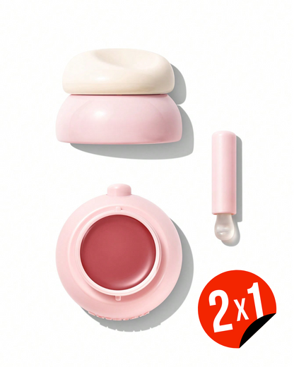 Bálsamo labial com acabamento natural (OFERTA 2X1)