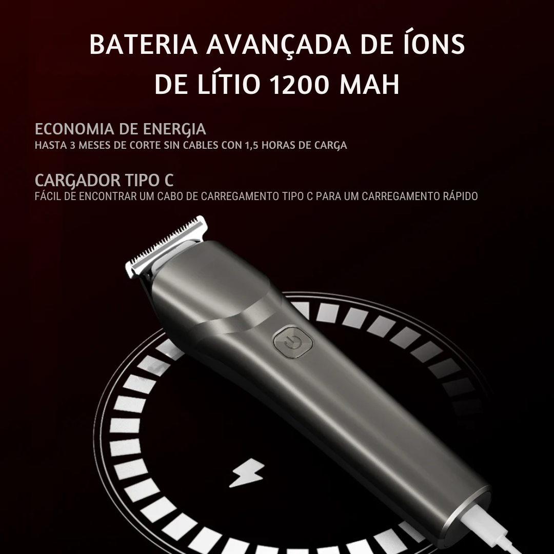 Máquina de barbear elétrica recarregável resistente à água para todo o corpo