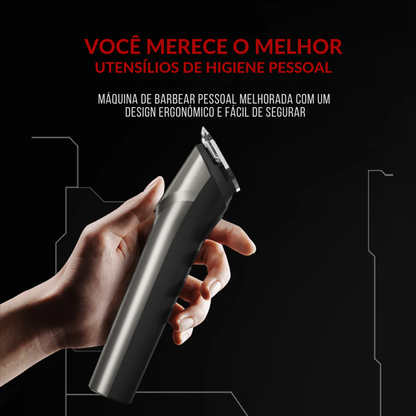 Máquina de barbear elétrica recarregável resistente à água para todo o corpo