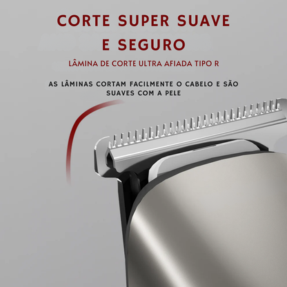 Máquina de barbear elétrica recarregável resistente à água para todo o corpo