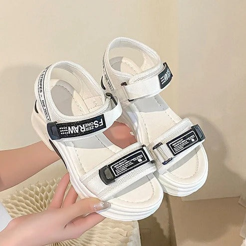 Sandálias ortopédicas com cunha para mulher