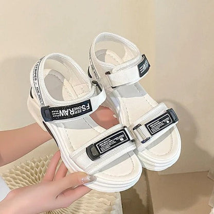 Sandálias ortopédicas com cunha para mulher